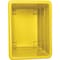 Global Industrial 12 Bushel Plastic Bulk Box Truck, Steel Chassis Base, Yellow, 38-2/5L x 28-9/10W x 33H 800314YL - alternate 3